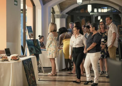 An art experience at Crocs Resort & Casino