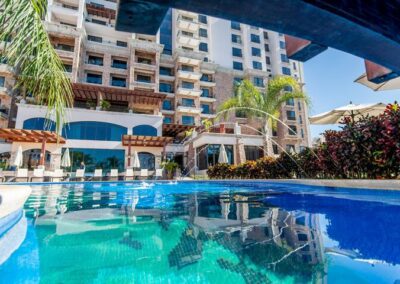 The pool at Crocs Resort & Casino