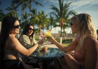 Girls celebrating in Jaco Beach Costa Rica