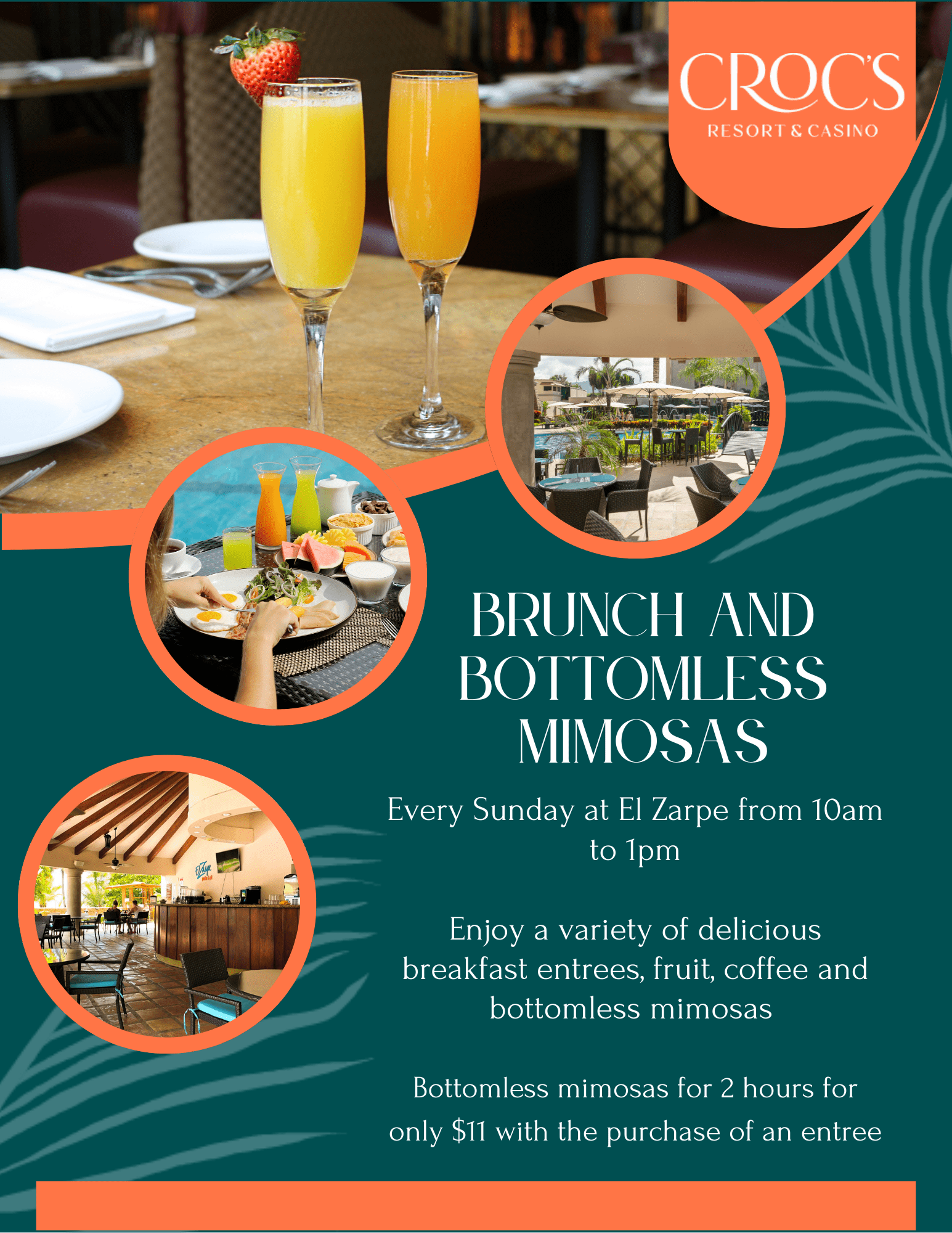 Cocktail bar at Crocs Resort & Casino